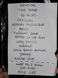 Golden Earring show setlist Strijen - Open Air VV Strijen June 15, 2013